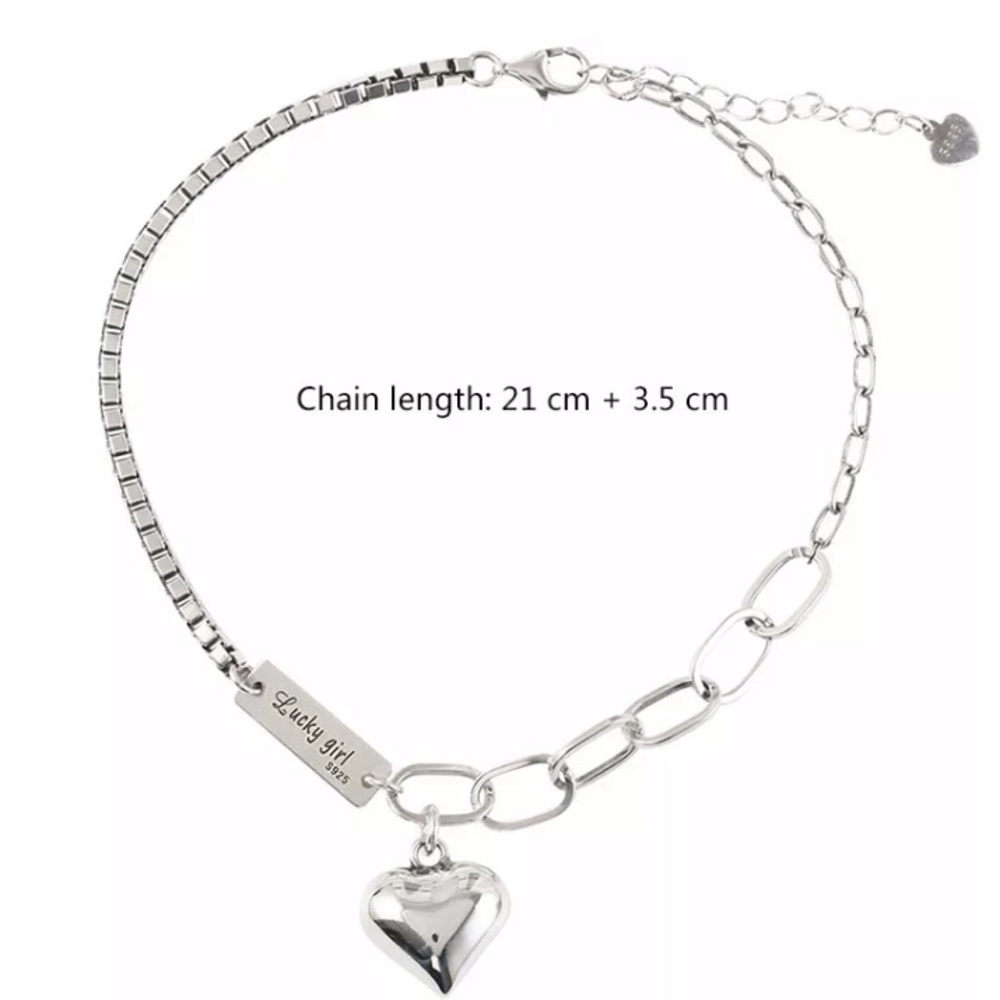 ⚡️Insta anklet sterling silver bracelet - Picture 2 of 6